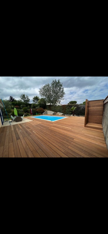 Réalisation d’une terrasse bois en Ipe sur la commune de GEMIL