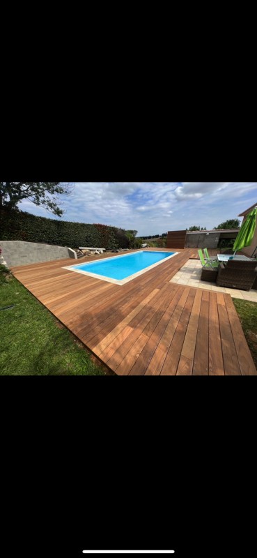 Réalisation d’une terrasse bois en Ipe sur la commune de GEMIL